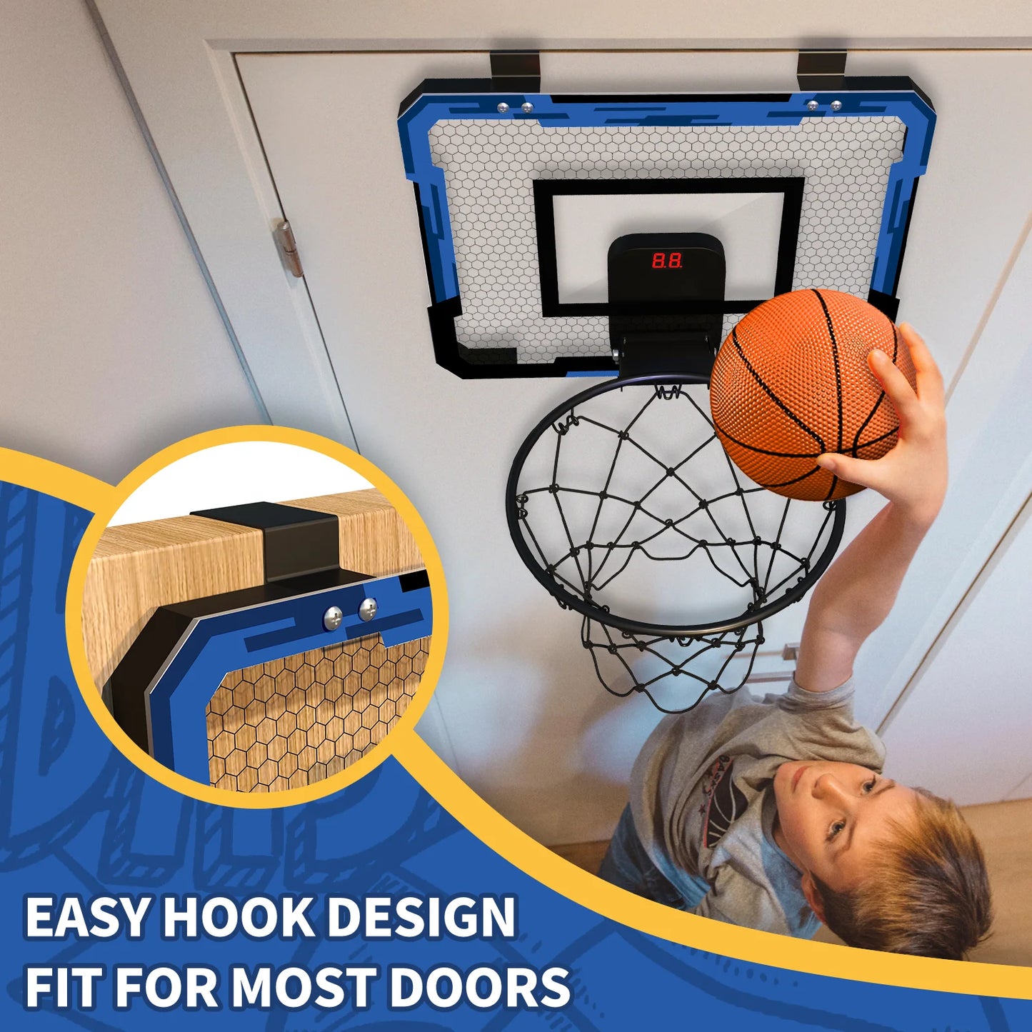 Mountable Mini Basketball Hoop set