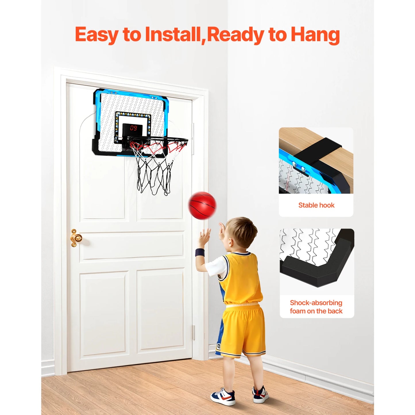 Mountable Mini Basketball Hoop set v2