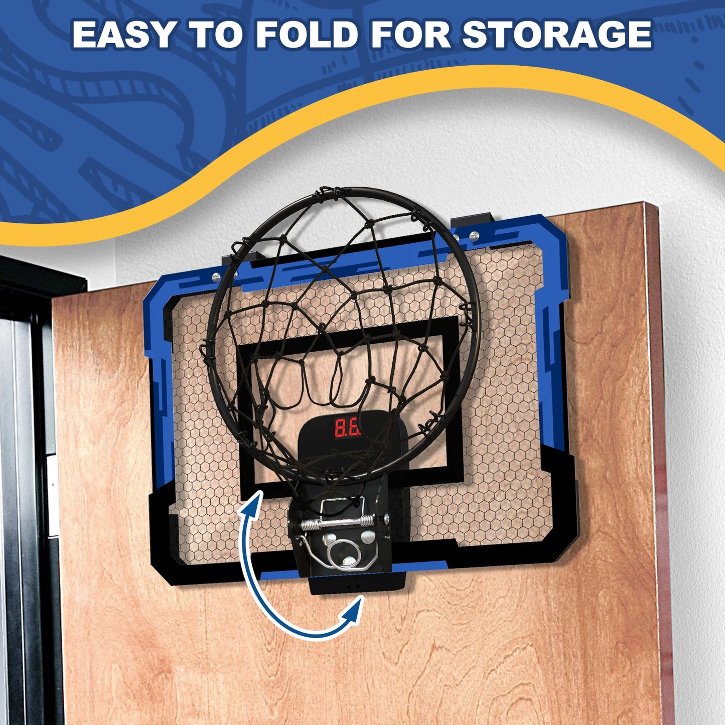 Mountable Mini Basketball Hoop set