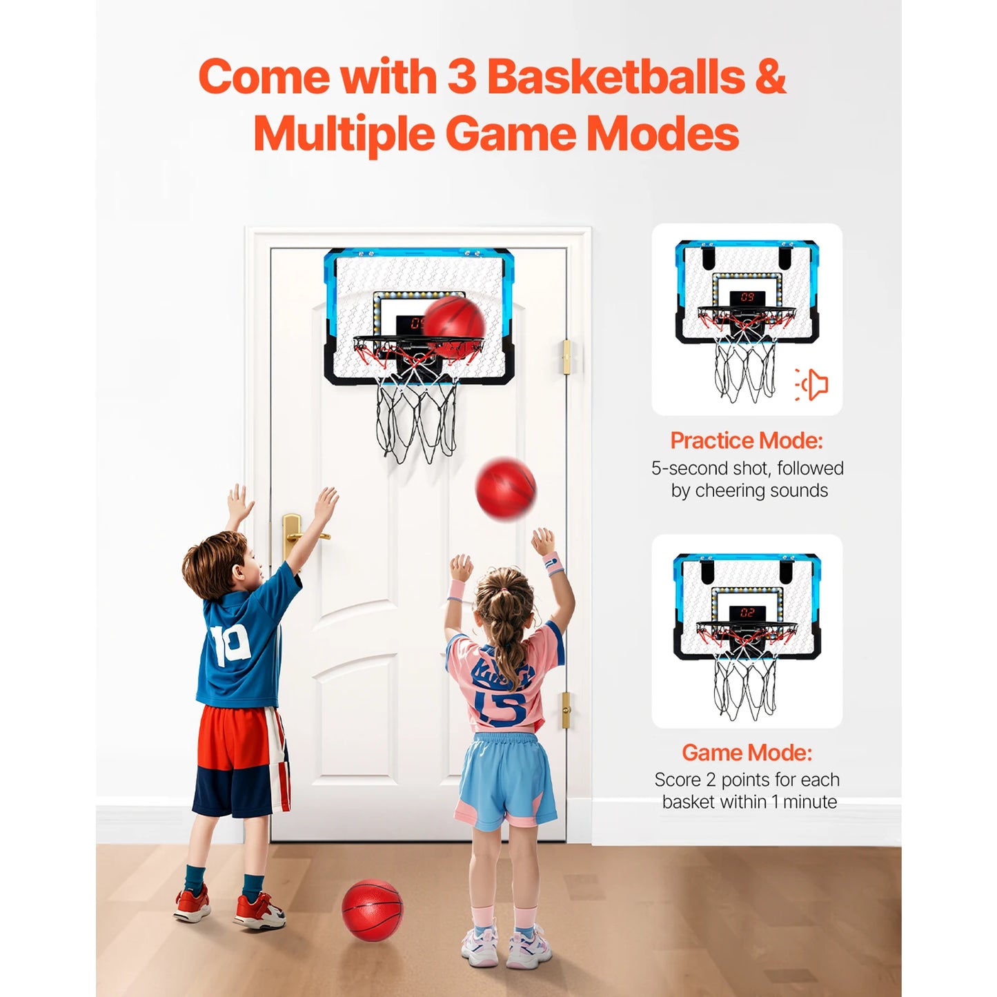 Mountable Mini Basketball Hoop set v2