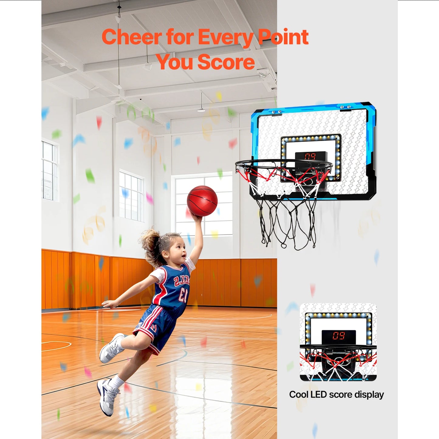 Mountable Mini Basketball Hoop set v2