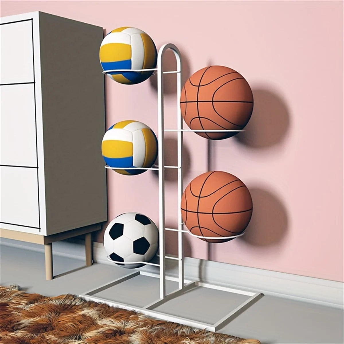 Basketball Storage Rack