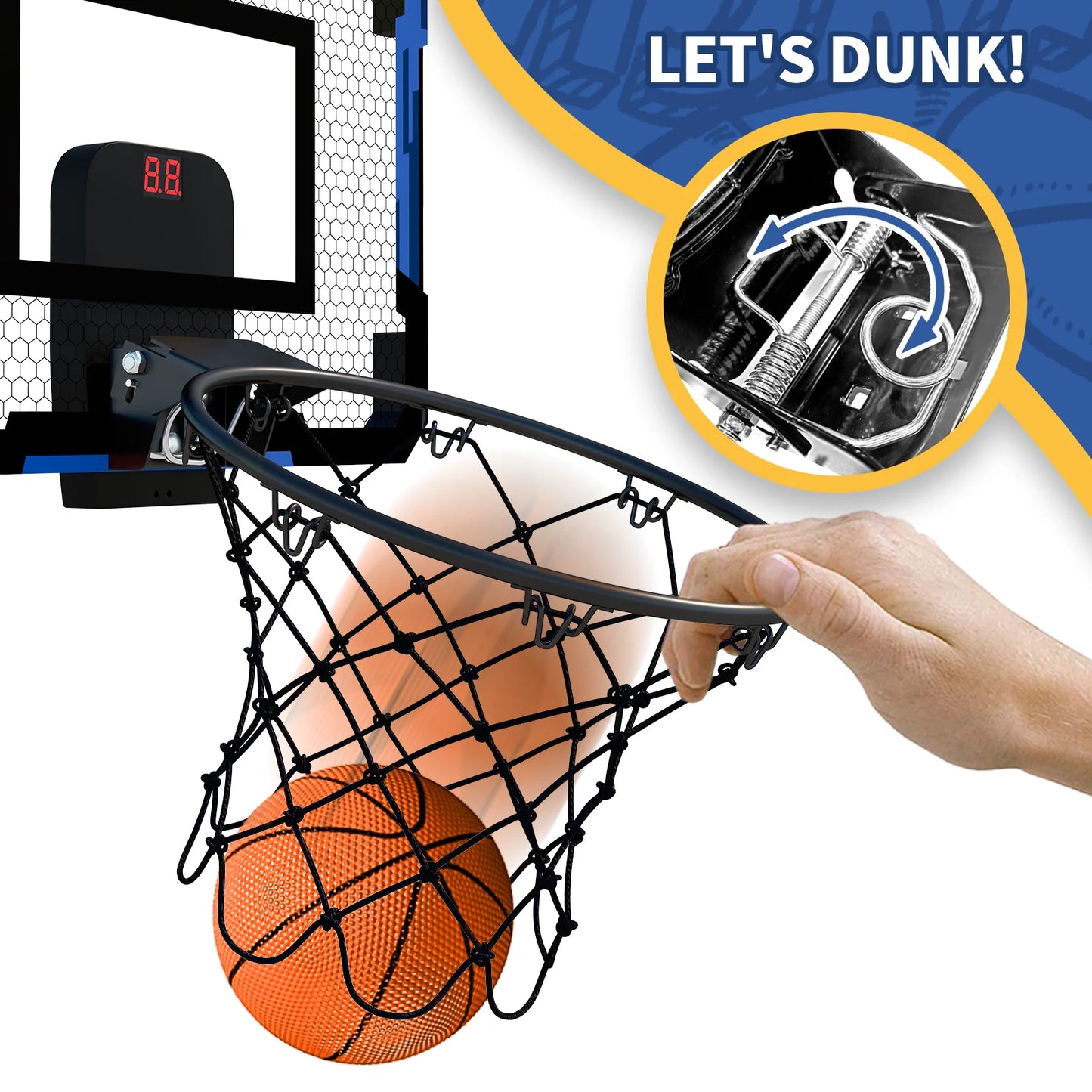 Mountable Mini Basketball Hoop