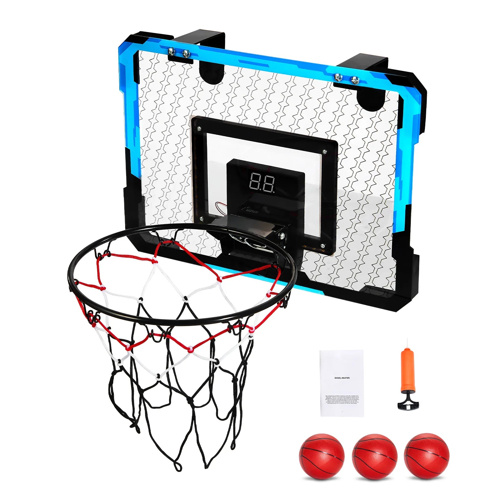 Mountable Mini Basketball Hoop set v2 – Room Hoop