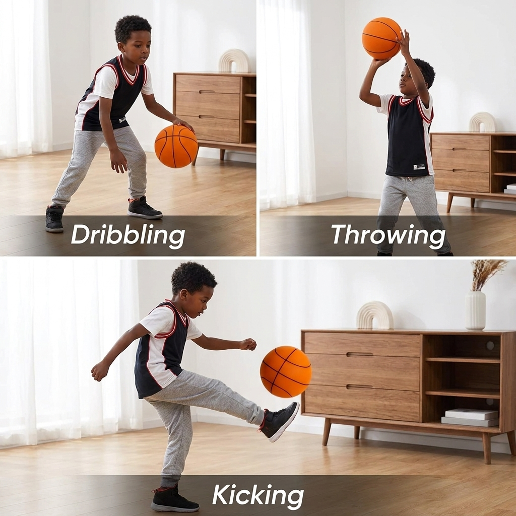 Silent Basketball for Indoor Training